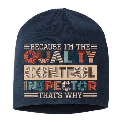 Retro Quality Control Design For Quality Control Inspectors Sustainable Beanie