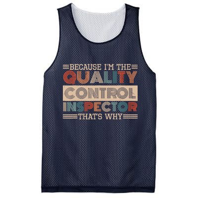 Retro Quality Control Design For Quality Control Inspectors Mesh Reversible Basketball Jersey Tank