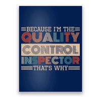 Retro Quality Control Design For Quality Control Inspectors Poster