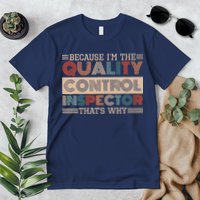 Retro Quality Control Design For Quality Control Inspectors Premium T-Shirt