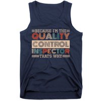 Retro Quality Control Design For Quality Control Inspectors Tank Top