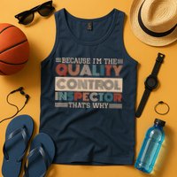 Retro Quality Control Design For Quality Control Inspectors Tank Top