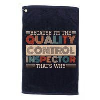 Retro Quality Control Design For Quality Control Inspectors Golf Towel