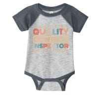 Retro Quality Control Design For Quality Control Inspectors Infant Baby Jersey Bodysuit