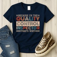 Retro Quality Control Design For Quality Control Inspectors Womens T-Shirt