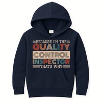 Retro Quality Control Design For Quality Control Inspectors Kids Hoodie