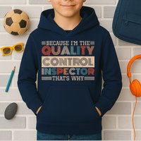 Retro Quality Control Design For Quality Control Inspectors Kids Hoodie