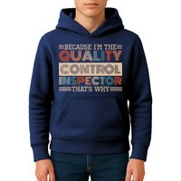 Retro Quality Control Design For Quality Control Inspectors Kids Hoodie