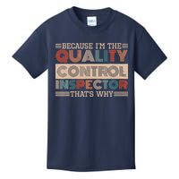 Retro Quality Control Design For Quality Control Inspectors Kids T-Shirt
