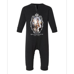 RIP Queen Elizabeth II 1926 2022 Infant Fleece One Piece