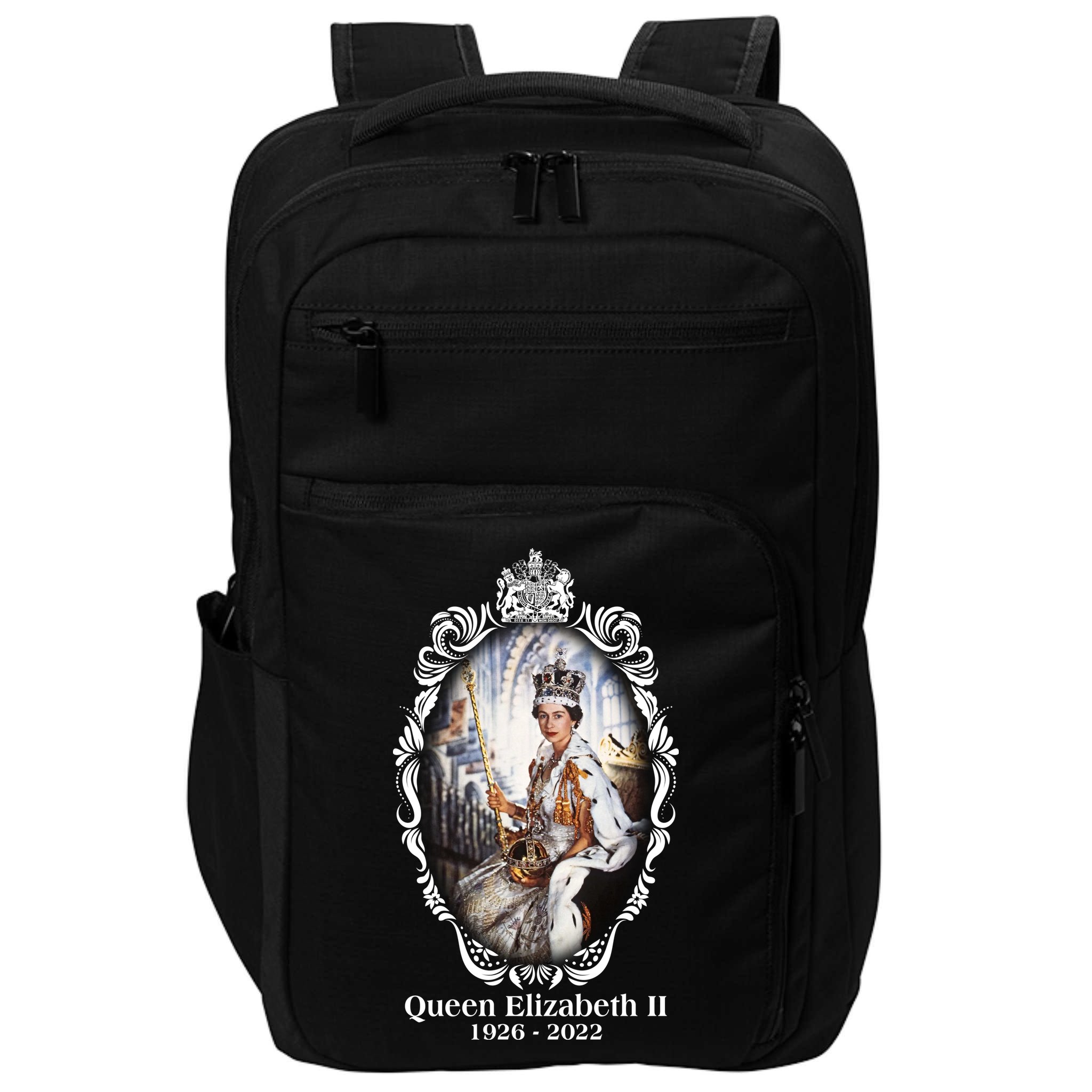 RIP Queen Elizabeth II 1926 2022 Impact Tech Backpack
