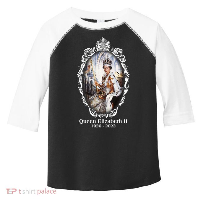 RIP Queen Elizabeth II 1926 2022 Toddler Fine Jersey T-Shirt
