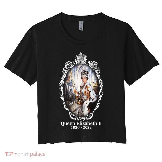 RIP Queen Elizabeth II 1926 2022 Crop Top