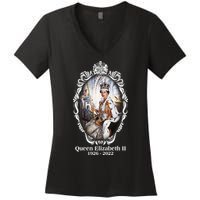 RIP Queen Elizabeth II 1926 2022 Women's V-Neck T-Shirt