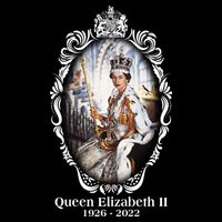 RIP Queen Elizabeth II 1926 2022 Women's V-Neck T-Shirt
