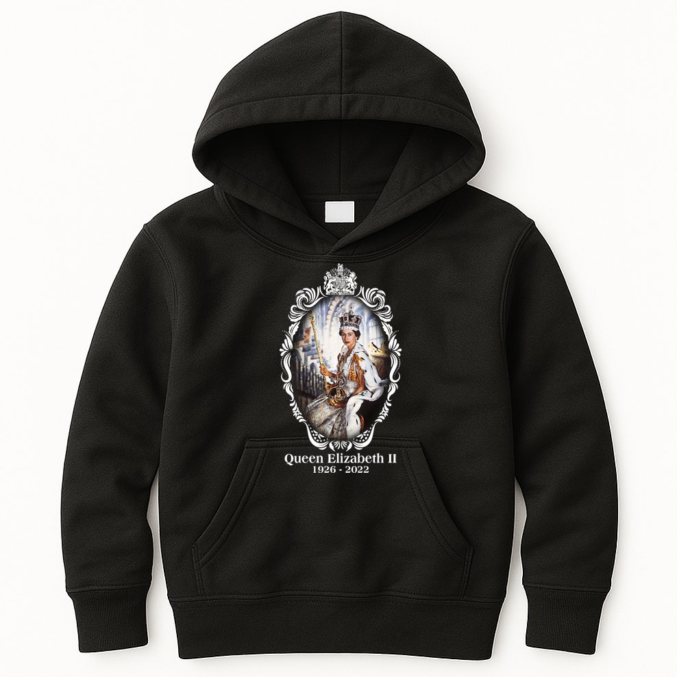 RIP Queen Elizabeth II 1926 2022 Kids Hoodie