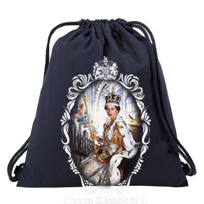 RIP Queen Elizabeth II 1926 2022 Drawstring Bag