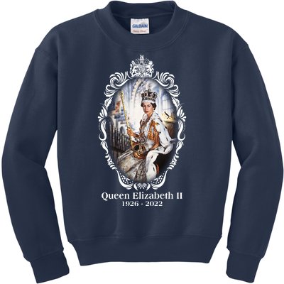 RIP Queen Elizabeth II 1926 2022 Kids Sweatshirt