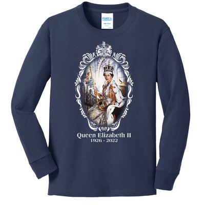 RIP Queen Elizabeth II 1926 2022 Kids Long Sleeve Shirt