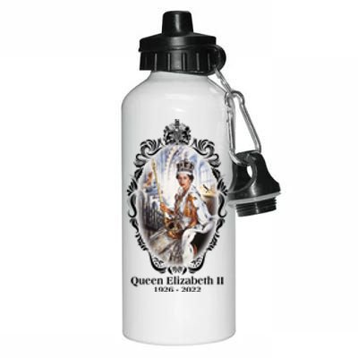 RIP Queen Elizabeth II 1926 2022 Aluminum Water Bottle