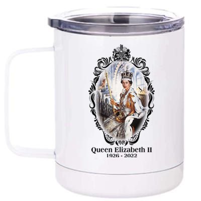 RIP Queen Elizabeth II 1926 2022 12 oz Stainless Steel Tumbler Cup