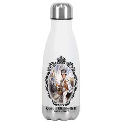 RIP Queen Elizabeth II 1926 2022 Stainless Steel Insulated Water Bottle