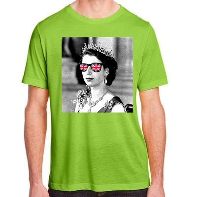 RIP Queen Elizabeth British Flag Sunglasses Adult ChromaSoft Performance T-Shirt