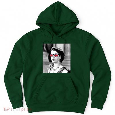 RIP Queen Elizabeth British Flag Sunglasses Hoodie