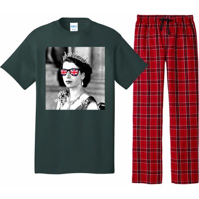 RIP Queen Elizabeth British Flag Sunglasses Pajama Set