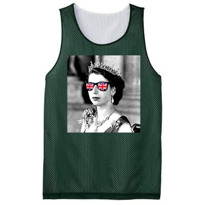 RIP Queen Elizabeth British Flag Sunglasses Mesh Reversible Basketball Jersey Tank