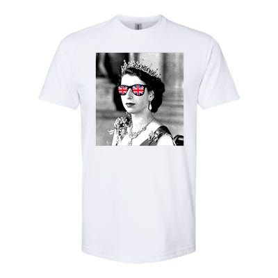 RIP Queen Elizabeth British Flag Sunglasses Softstyle® CVC T-Shirt