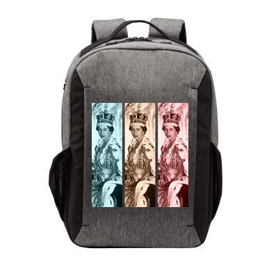 RIP Queen Elizabeth Vintage Retro Color Block Pop Art Vector Backpack