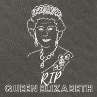 RIP Queen Elizabeth Cotton Canvas Backpack