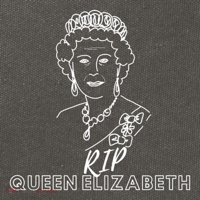 RIP Queen Elizabeth Cotton Canvas Backpack