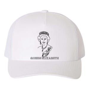 RIP Queen Elizabeth Yupoong Adult 5-Panel Trucker Hat