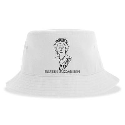 RIP Queen Elizabeth Sustainable Bucket Hat