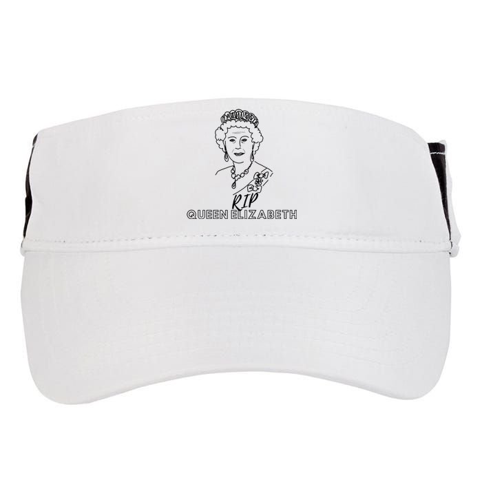 RIP Queen Elizabeth Adult Drive Performance Visor