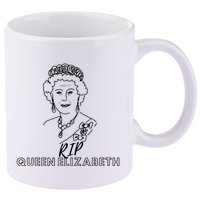 RIP Queen Elizabeth 11oz C Handle Ceramic Mug
