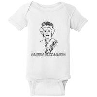 RIP Queen Elizabeth Baby Bodysuit