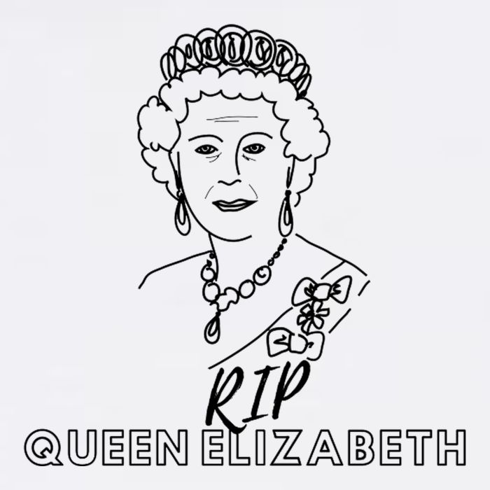 RIP Queen Elizabeth Baby Bodysuit