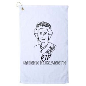 RIP Queen Elizabeth Platinum Collection Golf Towel