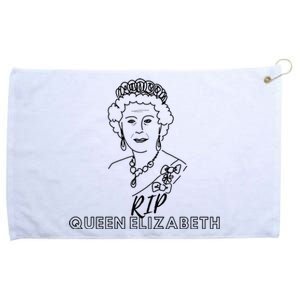 RIP Queen Elizabeth Grommeted Golf Towel