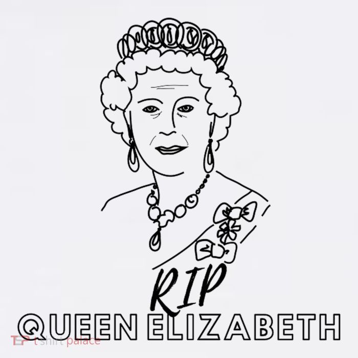 RIP Queen Elizabeth Women's V-Neck T-Shirt