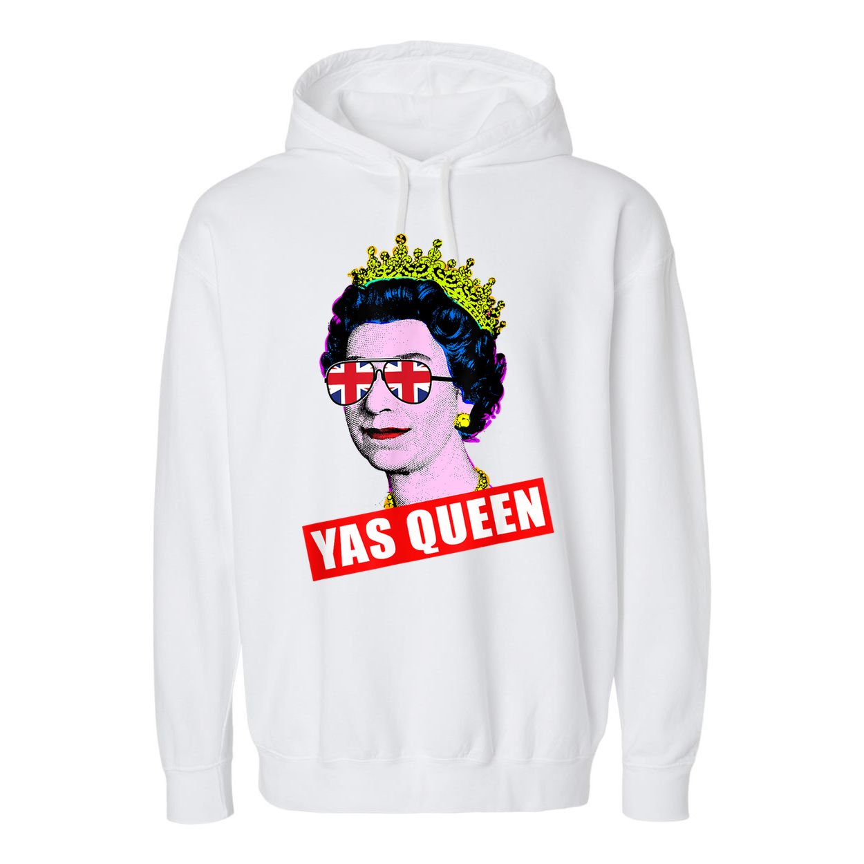 RIP Queen Elizabeth II 1926 2022 Garment-Dyed Fleece Hoodie
