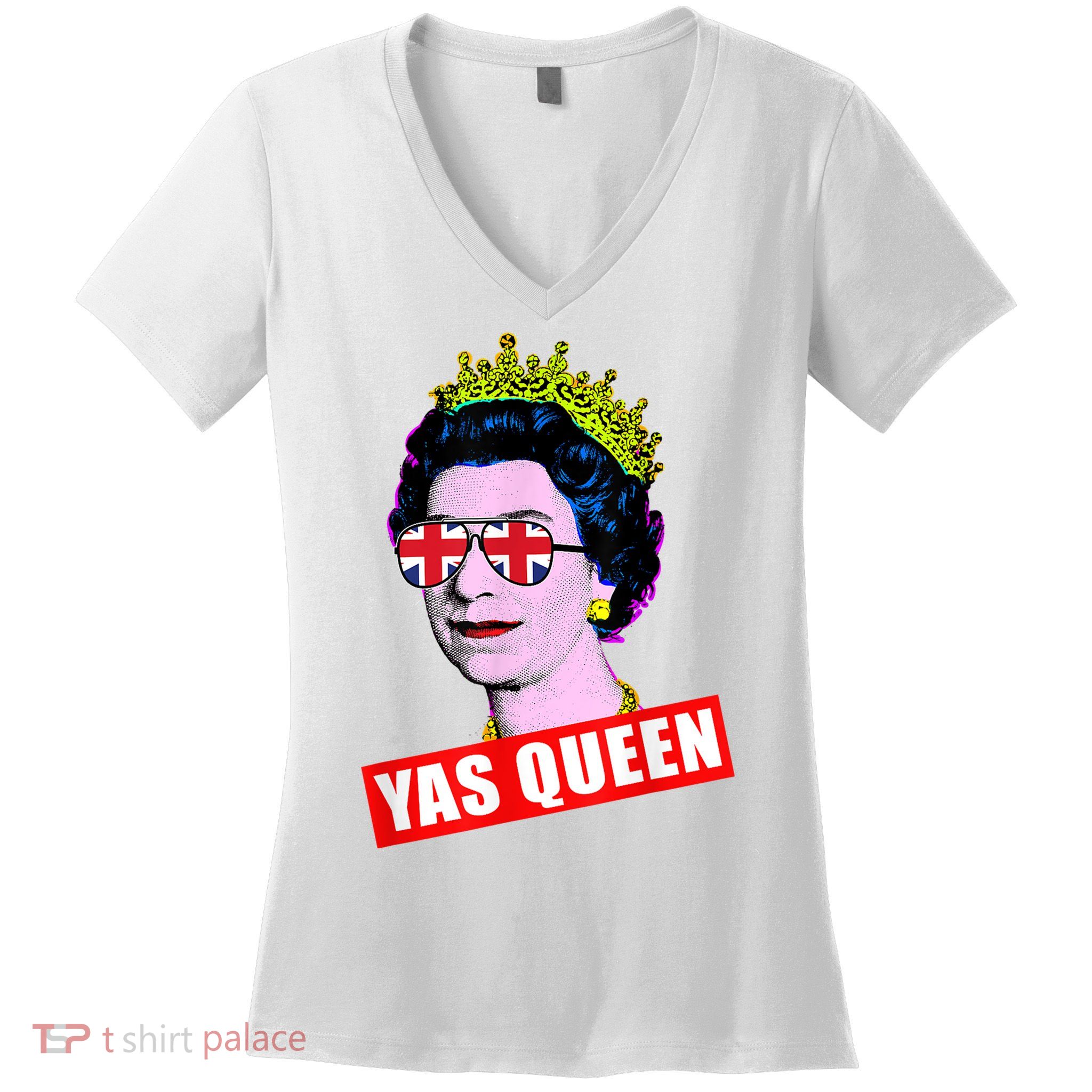 RIP Queen Elizabeth II 1926 2022 Women's V-Neck T-Shirt