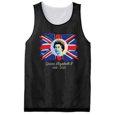 RIP Queen Elizabeth II Tribute UK Flag Colorful Mesh Reversible Basketball Jersey Tank