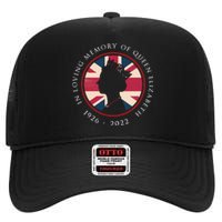 RIP Queen Elizabeth In Loving Memory Of Queen Elizabeth II High Crown Mesh Back Trucker Hat