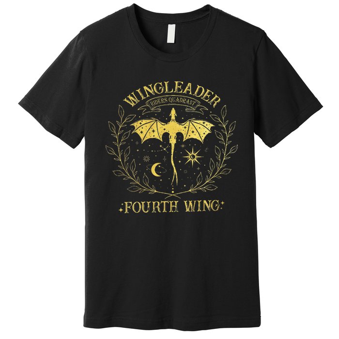 Riders Quadrant Fourth Wing War College Violet Sorrengail Premium T-Shirt