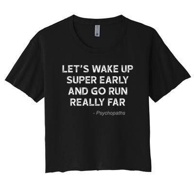 Running Quotes For Distance Runners Running Team Ironic Crop Top