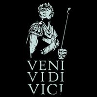 Roman Quotes Julius Caesar Figure Veni Vidi Vici Womens Tank Top